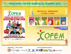 
	COFEM - Carrefour Orientation, Formation, Emploi et Métiers à Bressuire 79300 (Deux-Sèvres)
