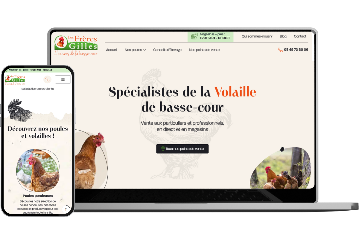 mockup site les frères gilles